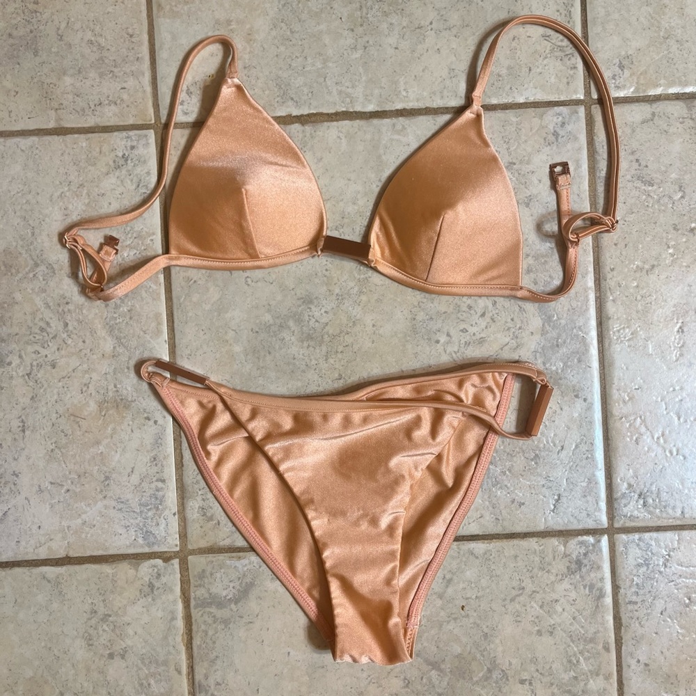 Zimmermann Tan Bikini Set